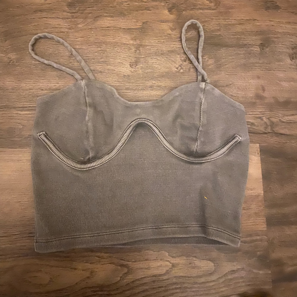 Forever 21 Grey Top
